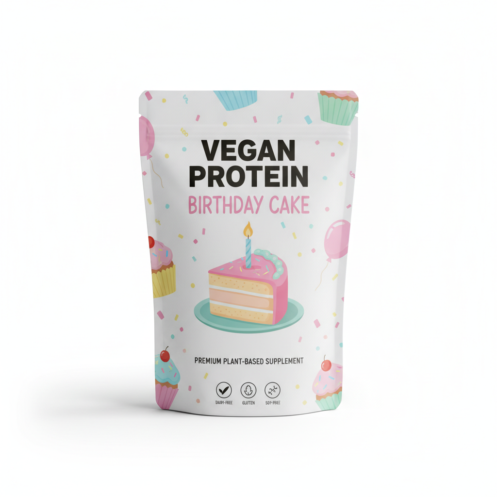 Birthday Cake Vegan Protein